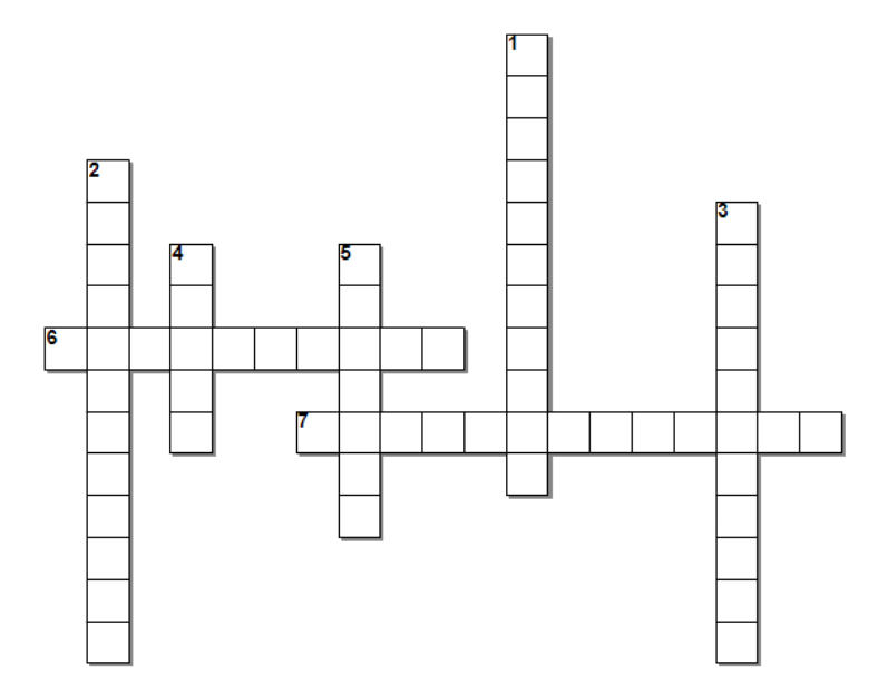 November Crossword puzzle, questions listed below